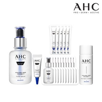 AHC 프로샷 히알루로 딥볼륨5 인트라세럼 40ml+세럼1mlx10매+아이크림5ml+1mlx5매+에센스20ml