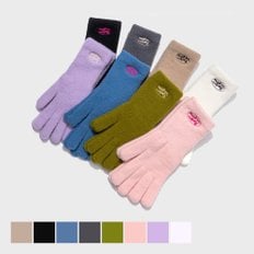 FLUFFY LOGO GLOVES 8COLOR