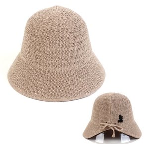 Basic Backopen Beige Paper Bucket Hat 여름버킷햇