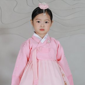 꽃비랑 여아용 아동 한복 세트