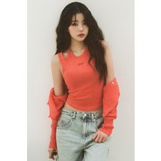 [장원영PICK] 여성 슬림 오프 니트 가디건 T32F1KCD50TWT1 TOMMY JEANS