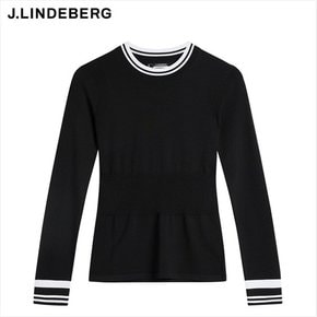 [J.LINDEBERG] 여성니트 / 제이린드버그 골프웨어 브리 니티드 스웨터 / AWKW08427 9999