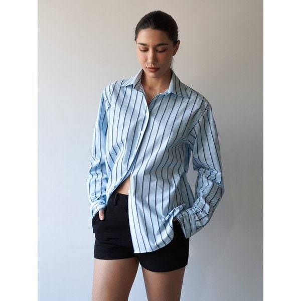 CLASSIC BLUE STRIPED SHIRT