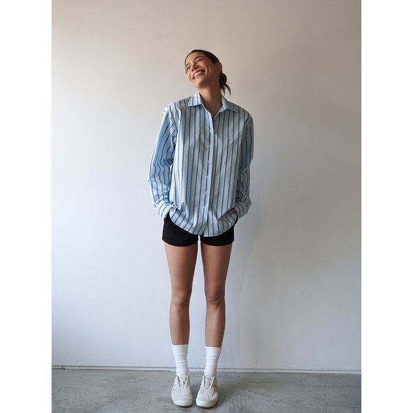 CLASSIC BLUE STRIPED SHIRT