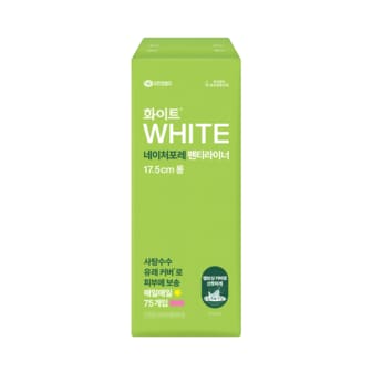화이트 네이처포레 팬티라이너 롱 75