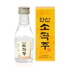 우희열명인 한산소곡주 불소곡주 43도 100ml 미니어쳐 유리병