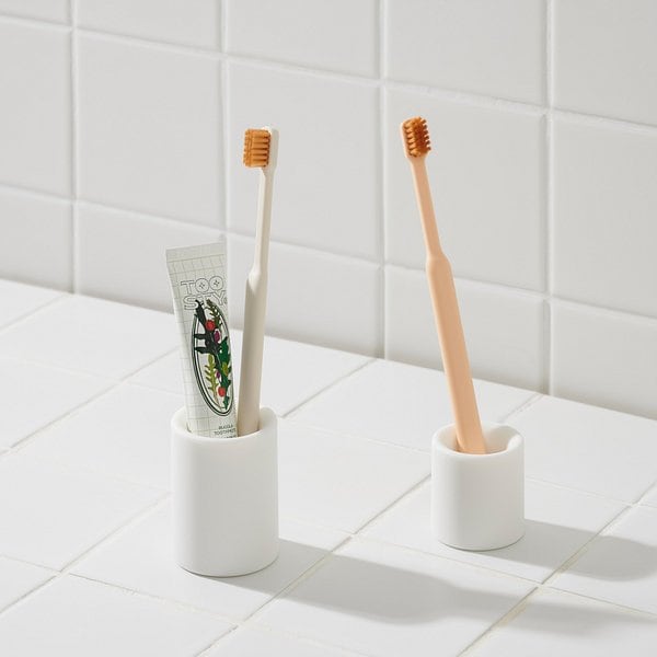 실리콘 원형 다용도 꽂이 오프화이트 J73N901168500