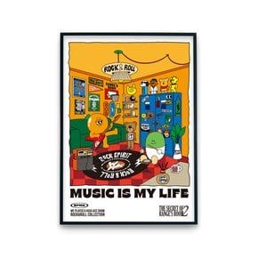 ALYac x BFMA Music Is My Life A3 A4 POSTER