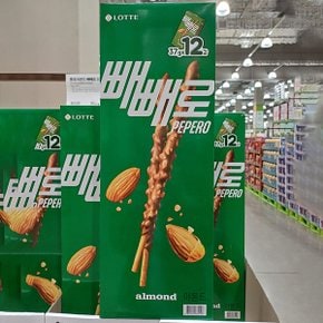 롯데 아몬드 빼빼로 37g x 12 / 빼빼로데이