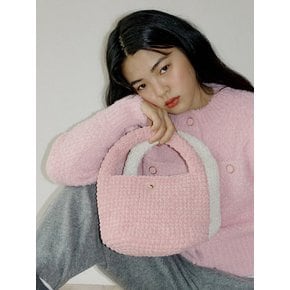 [2color] velvet knit bag 217