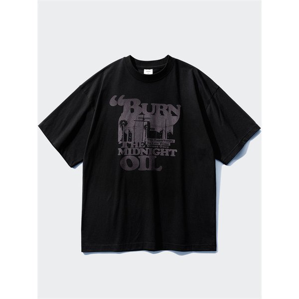 미드나잇 오일 반팔 블랙 SMST4630