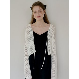 레테라 Crochet Open Kint Cardigan