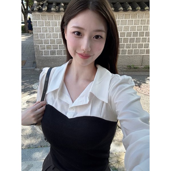 줄리 뷔스티에 블라우스 2컬러 j1635