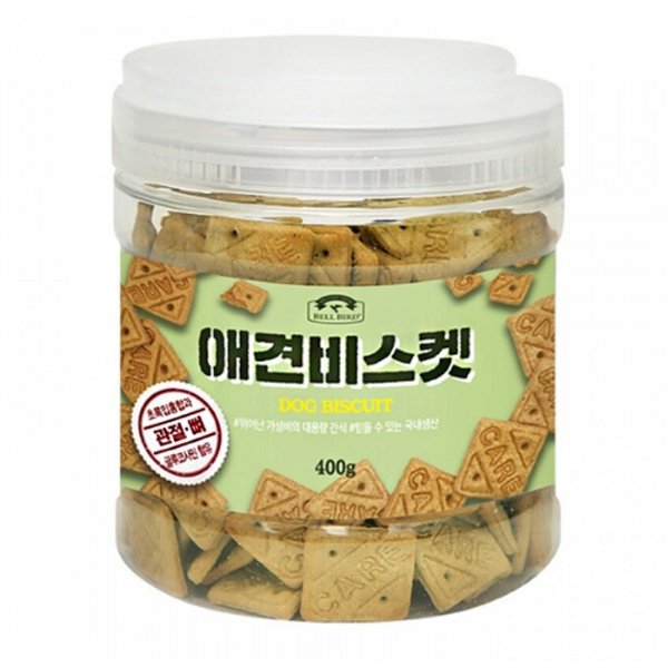 뼈 벨버드 애견 비스켓 400g