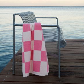 [이노메싸/HAY] Check Bath Towel 70*136 체크 배쓰 목욕타올 핑크 (541585)
