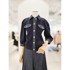 [파주점] 데님 배색 니트 가디건 CR4A1CD361