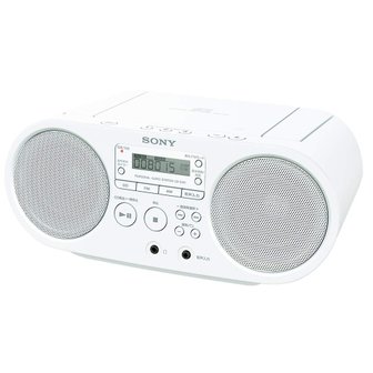  소니 CD 라디오 ZS-S40 : FMAM와이드 FM 대응 화이트 ZS-S40 W