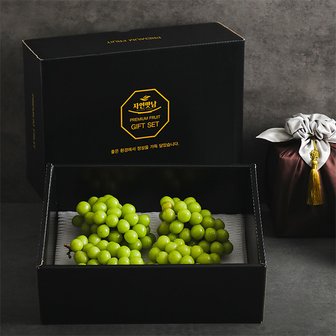 삼팔영농조합 [SSG상품권이벤트][9/2순차출고][자연맛남] 명품 샤인머스켓 선물세트 2kg (3-4수/에어포장)