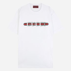 [시흥점] 5F 788093 XJGL6 9074 프린티드 코튼 저지 반팔 티셔츠 화이트