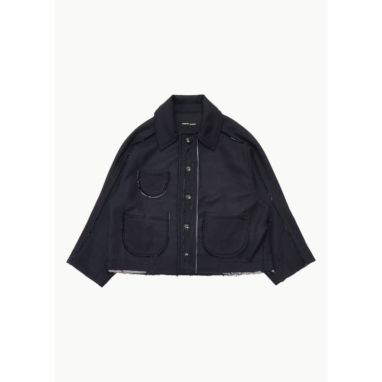 edward cuming ネイビー ジャケット 에드워드커밍 23FW EDWARD CUMING 