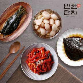 명이나물1Kg+무말랭이1Kg+알마늘1Kg+간장깻잎1Kg 밑반찬종류 저녁메뉴 반찬가게