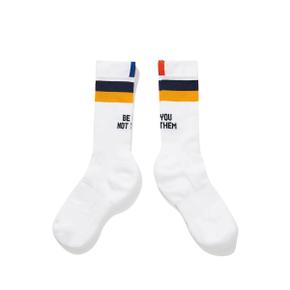 The WomenS Be You Not Them Sock - Gold/Navy