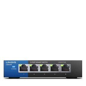 LGS105-JP 101001000 Mbps Linksys(링크시스) 5포트 기가비트 스위칭 허브 금속 케이스 대응