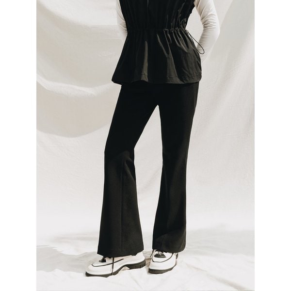 [X-PEN] Light Bootcut Pants (black)