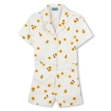 겐조키즈 sunflower 자수 점프수트(25SS_Z255AGO413)