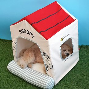 패리스독 스누피 프레임하우스 귀엽고 예쁜 캐릭터 디자인의 강아지집
