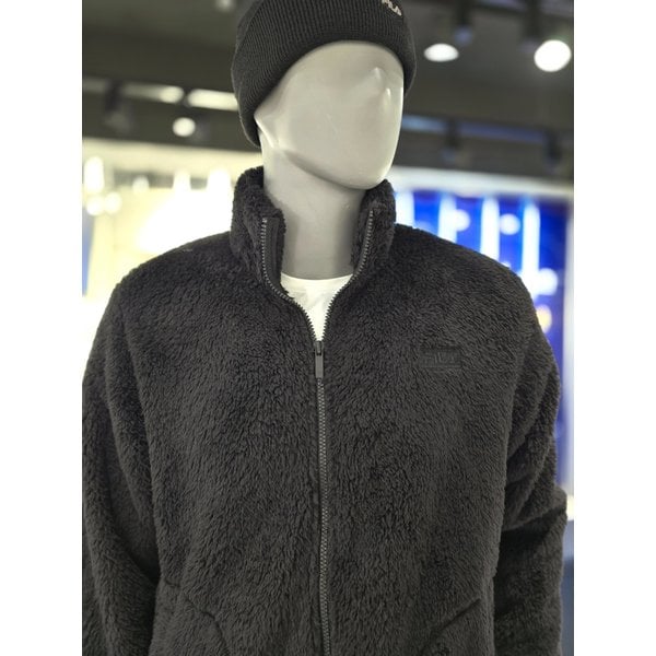 [파주점] 공용 베이직 실키보아 플리스 자켓 (FS2PLG4101X-BLK)
