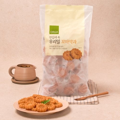 올가 한입에 쏙 우리밀 꼬마 약과 400g