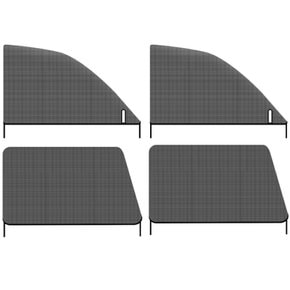 차량용 커버 창문 모기장 차박 캠핑 햇빛 가리개 앞유리 뒷유리 4P