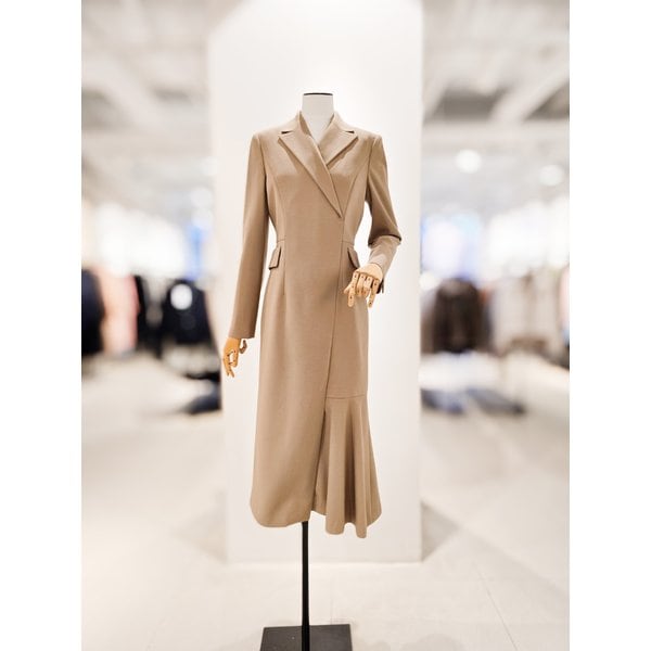 [파주점] [더아이잗컬렉션]피크드 라펠 테일러드 롱 원피스 CPCA0OP081