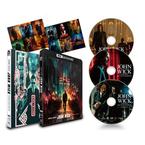 [Amazon.co.jp 한정] 존 윅 : 컨셉 4K ULTRA HD + Blu-ray (A5 포토 소책자 포함) [Blu-ray]