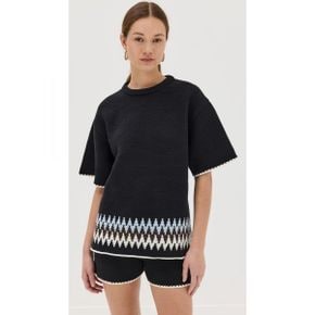 4969908 Jil Sander Zigzag Crochet T-Shirt