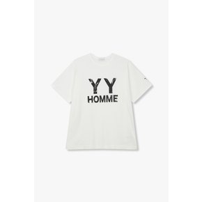 [HOMME] 옴므 로고 프린트 티셔츠 (6624120011)