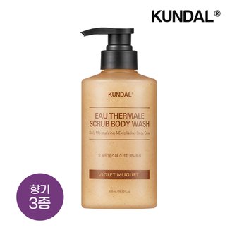 쿤달 오 떼르말 스파 스크럽 바디워시 500ml x1개(향 3종 택 1)