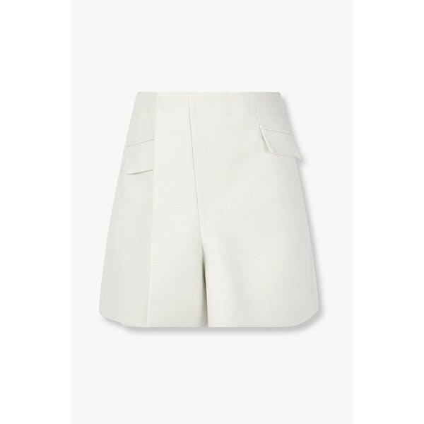 여성 울 멜턴 미니 스커트 6415316125000