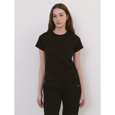 라미네즈 Natural Cotton T-shirt - Black