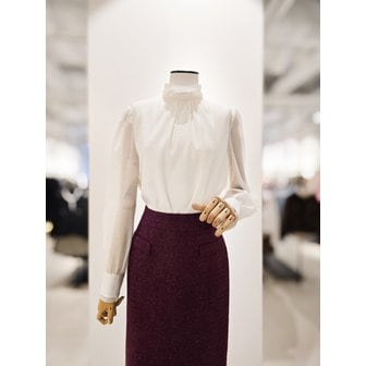 아이잗컬렉션 [파주점] [더아이잗컬렉션]리본 포인트 시폰 블라우스 CRAA0BL361