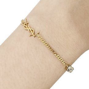 [명품] 생로랑 25SS YSL 모노그램 오피움 하트 참 브레이슬릿 팔찌 /