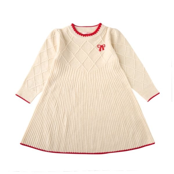 [여주점] 루즈페  -  크림홀가먼트드레스  74C1940002