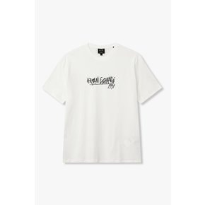 ARMANI EXCHANG남성 스크립트 로고 티셔츠A416130908오프화이트