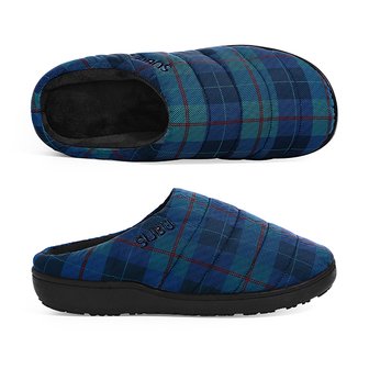 SUBU 스부 SUBU TARTAN (SB-18) 다운 기모 패딩 슬리퍼