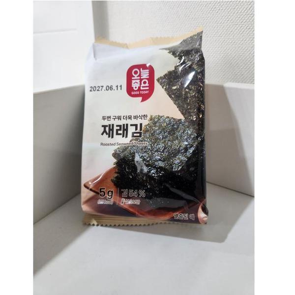 확대된 대표 오늘좋은 재래김 5gx37봉 밥반찬 가정캠핑 야외 학교회사(1)