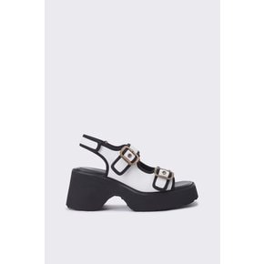 Bold buckle sandal(white)_DG2AM24002WHT