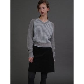 Saint corduroy skirt (black)