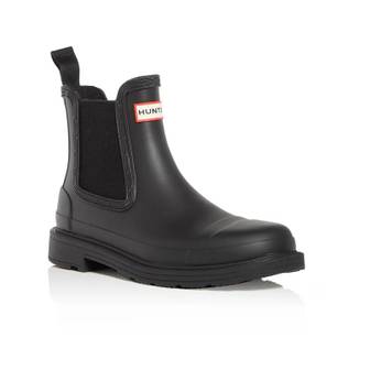 이스퀘어 5035501 Hunter Commando Womens Slip-On Ankle Chelsea Boots