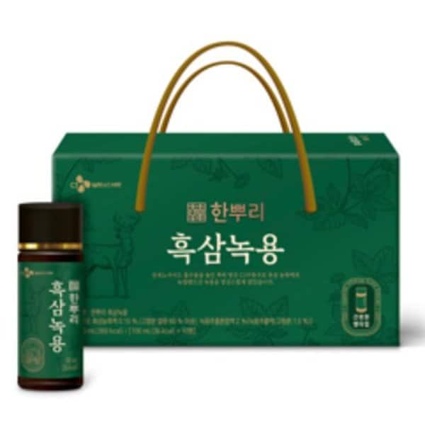 [명절택배] CJ 한뿌리 흑삼녹용(100ml*10병)